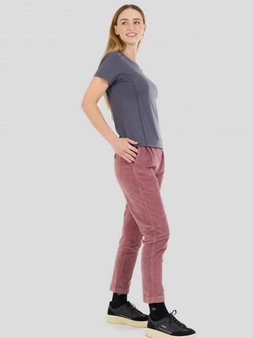Fundango Lorna Corduroy Pants damski dlugie spodnie różowy 5