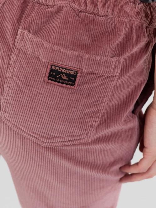 Fundango Lorna Corduroy Pants damski dlugie spodnie różowy 7
