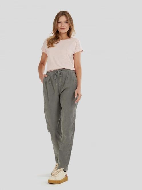 Fundango Lorna Corduroy Pants damski dlugie spodnie zielony 4