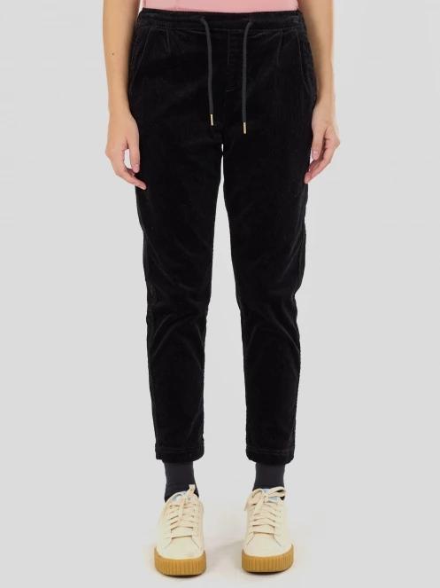 Fundango Lorna Corduroy Pants damski dlugie spodnie czarny 2