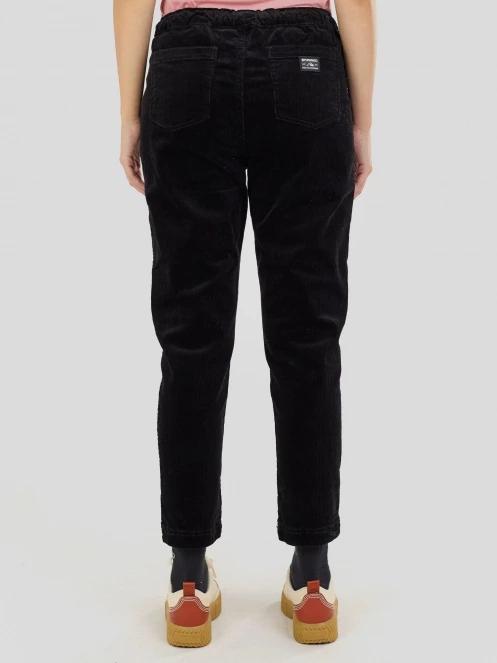 Fundango Lorna Corduroy Pants damski dlugie spodnie czarny 3