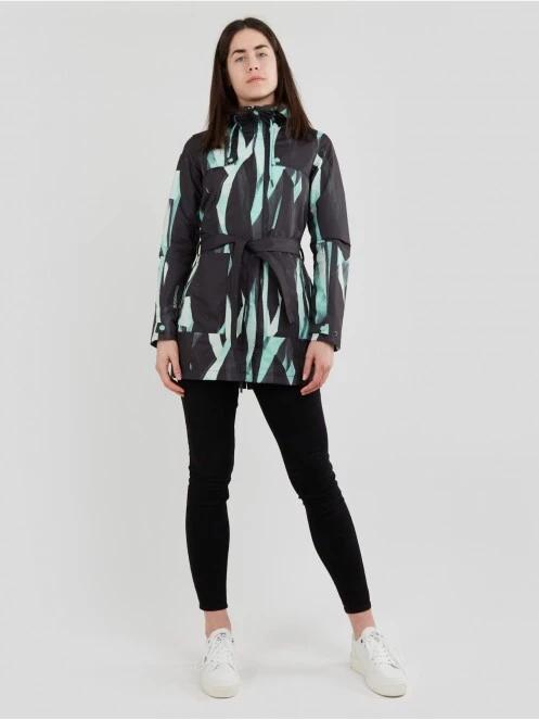 Fundango Regina Waterproof Trench Jacket damski plaszcz przeciwdeszczowy wielokolorowy 4