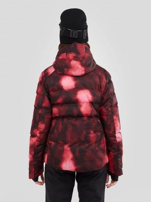 Fundango Elyra Padded Jacket damski pikowana kurtka narciarska czerwony 3
