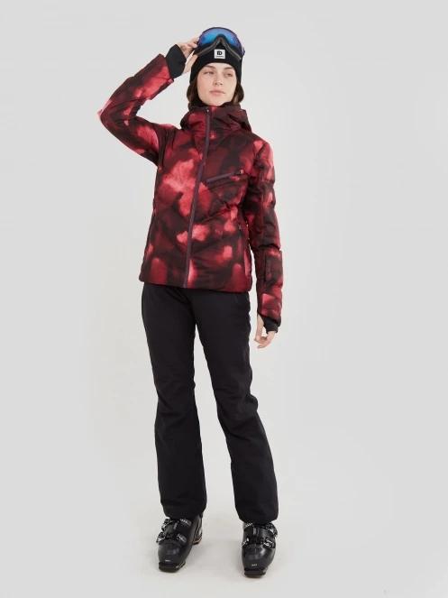 Fundango Elyra Padded Jacket damski pikowana kurtka narciarska czerwony 4