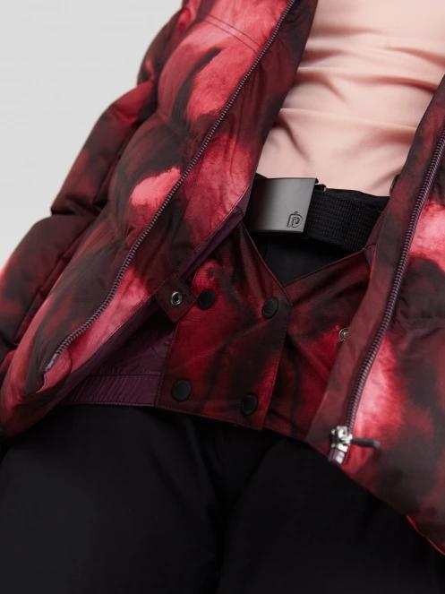 Fundango Elyra Padded Jacket damski pikowana kurtka narciarska czerwony 9