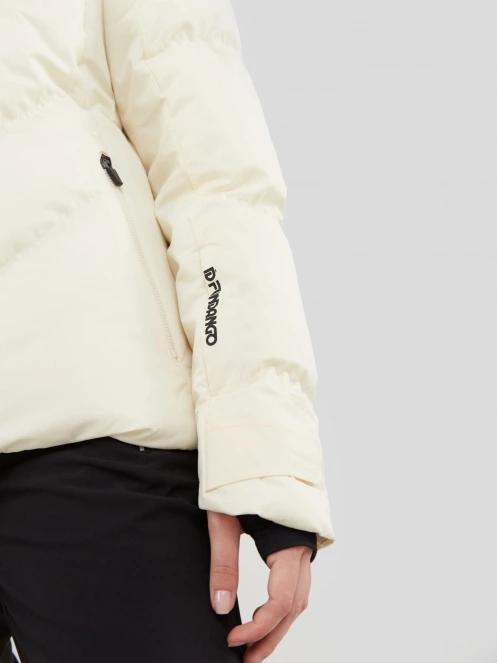 Fundango Elyra Fur Padded Jacket damski pikowana kurtka narciarska biały 9