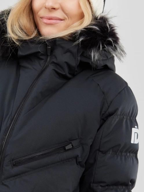Fundango Elyra Fur Padded Jacket damski pikowana kurtka narciarska czarny 8