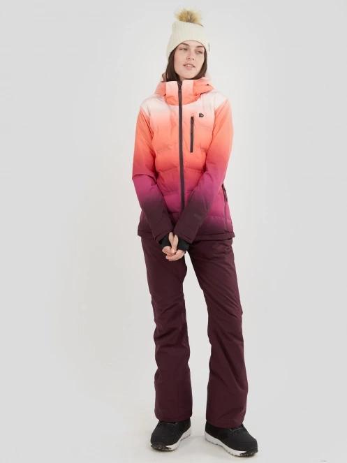 Fundango Pumila Padded Jacket damski kurtka narciarska czerwony 4