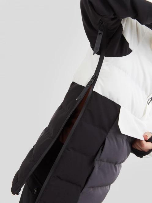 Fundango Everett Padded Anorak damski pikowana kurtka narciarska biały 7