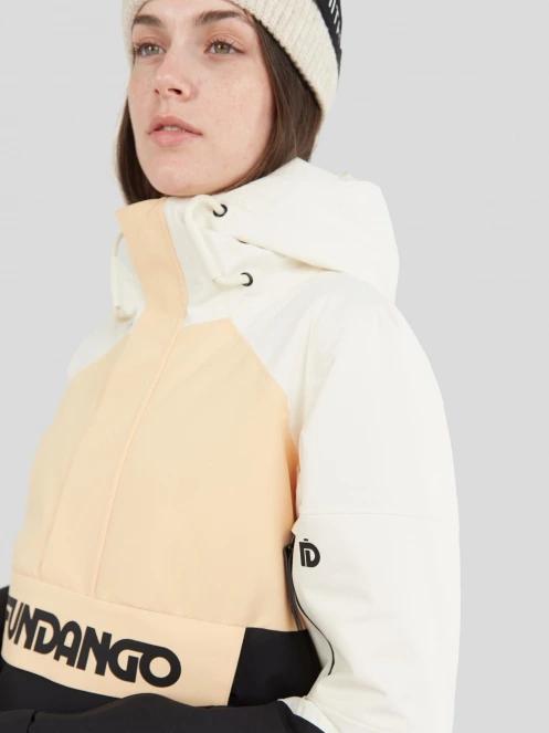 Fundango Birch Logo Anorak damski kurtka narciarska żółty 5
