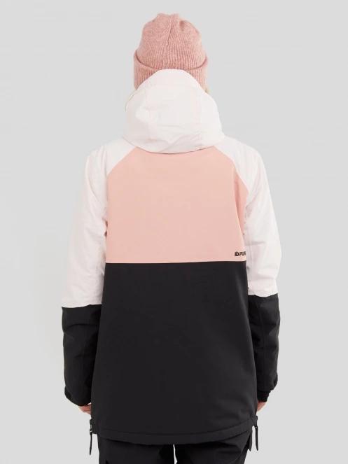 Fundango Birch Logo Anorak damski kurtka narciarska różowy 3