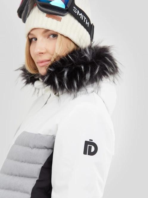 Fundango Salina Padded Jacket damski pikowana kurtka narciarska biały 7