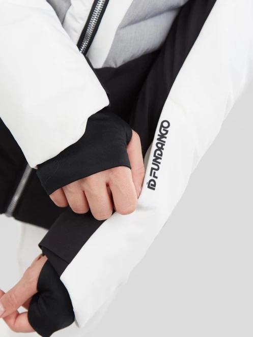 Fundango Salina Padded Jacket damski pikowana kurtka narciarska biały 8