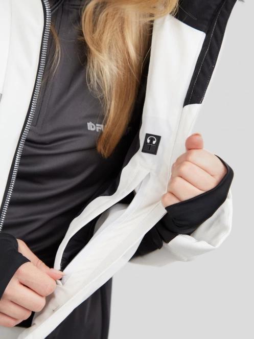 Fundango Salina Padded Jacket damski pikowana kurtka narciarska biały 9
