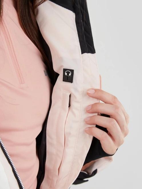 Fundango Salina Padded Jacket damski pikowana kurtka narciarska różowy 8