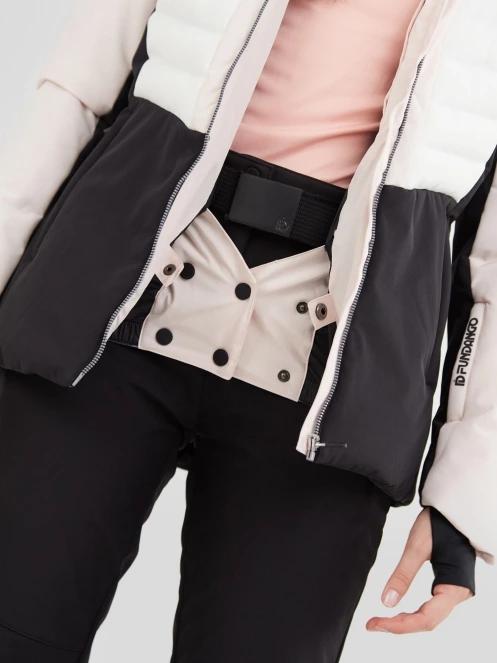 Fundango Salina Padded Jacket damski pikowana kurtka narciarska różowy 9