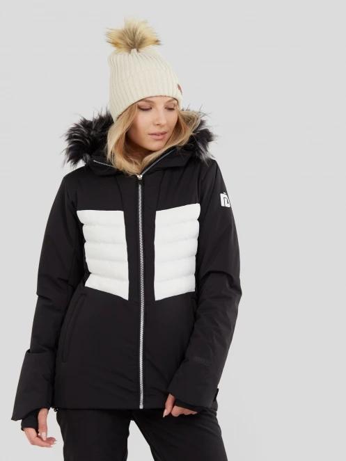 Fundango Salina Padded Jacket damski pikowana kurtka narciarska czarny 2