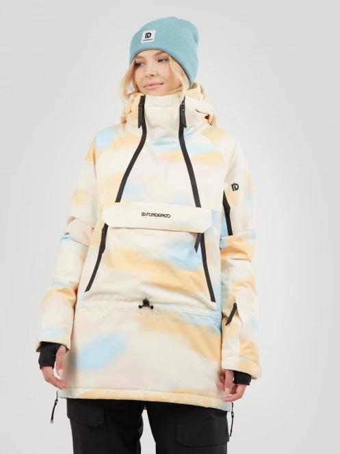 Fundango Hooper Anorak damski kurtka narciarska żółty 2