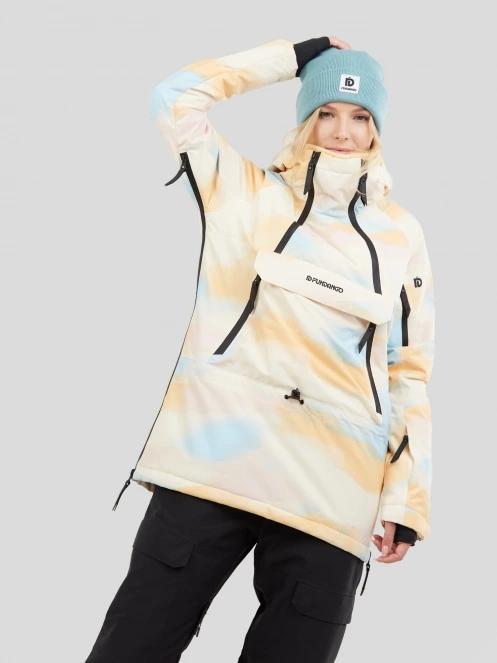 Fundango Hooper Anorak damski kurtka narciarska żółty 4