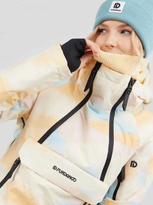 Fundango Hooper Anorak damski kurtka narciarska żółty 7