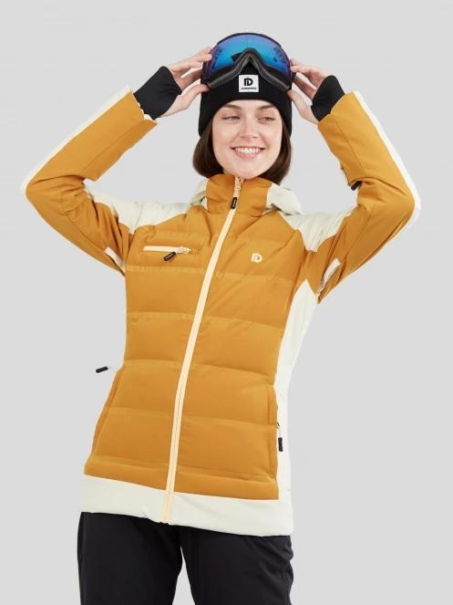 Fundango Medina Padded Jacket damski pikowana kurtka narciarska brąz 5