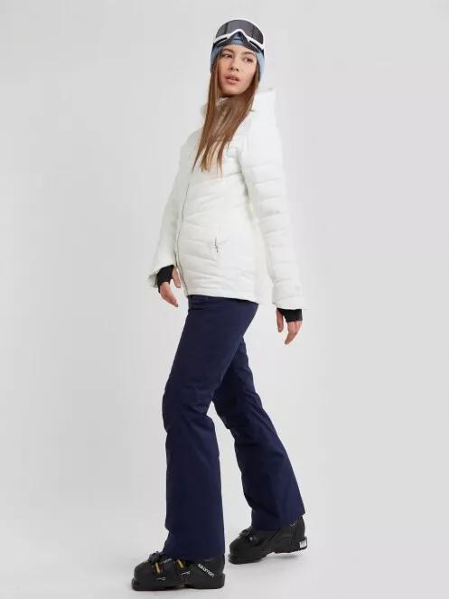 Fundango Punch Padded Jacket damski pikowana kurtka narciarska biały 4