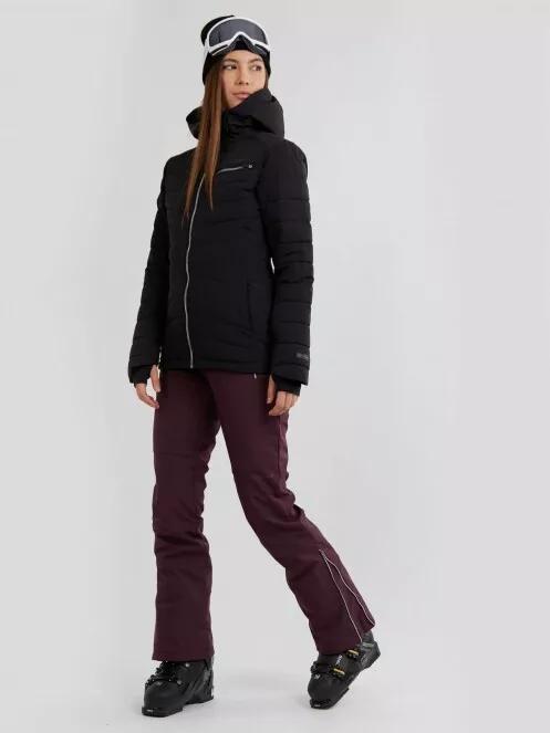 Fundango Punch Padded Jacket damski pikowana kurtka narciarska czarny 4