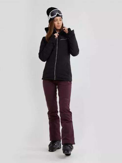 Fundango Punch Padded Jacket damski pikowana kurtka narciarska czarny 5