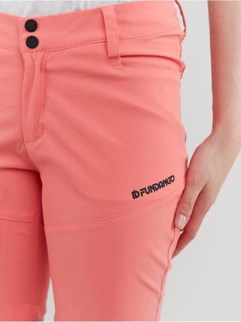 Fundango Azua Active Short damski krótkie spodnie turystyczne pomarańczowy 4
