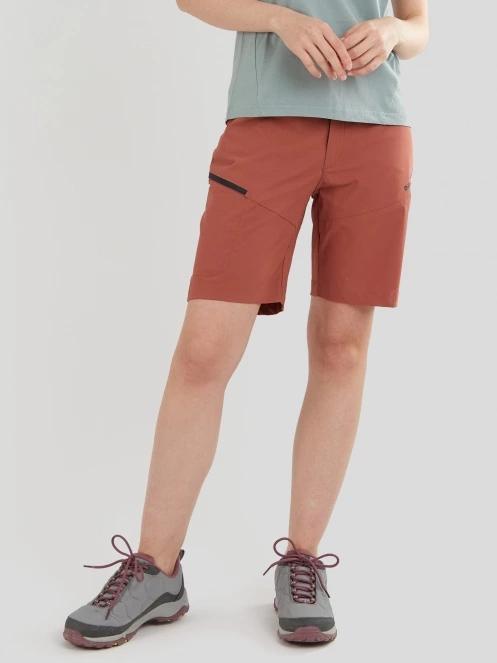 Fundango Azua Active Short damski krótkie spodnie turystyczne czerwony 2