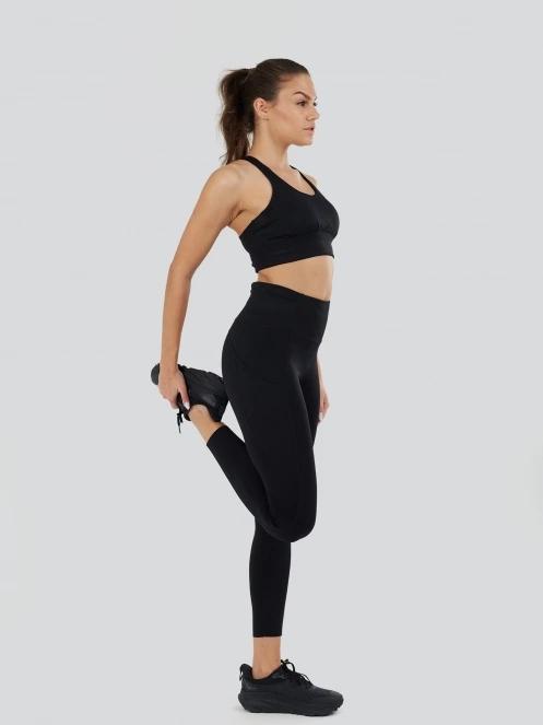 Fundango Fade Leggings damski spodnie sportowe czarny 4