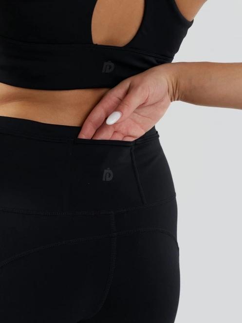 Fundango Fade Leggings damski spodnie sportowe czarny 7