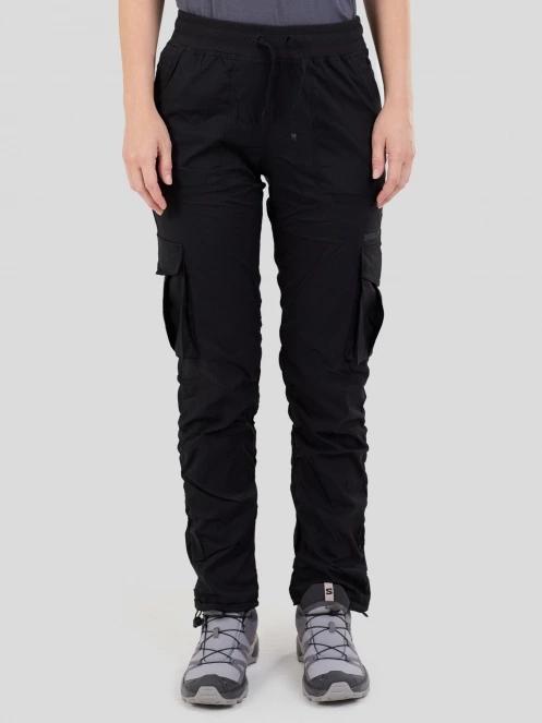 Fundango Finley Cargo Pants damski spodnie turystyczne czarny 2