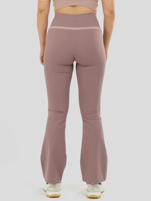 Fundango Flare Leggings damski leggingsy brąz 3