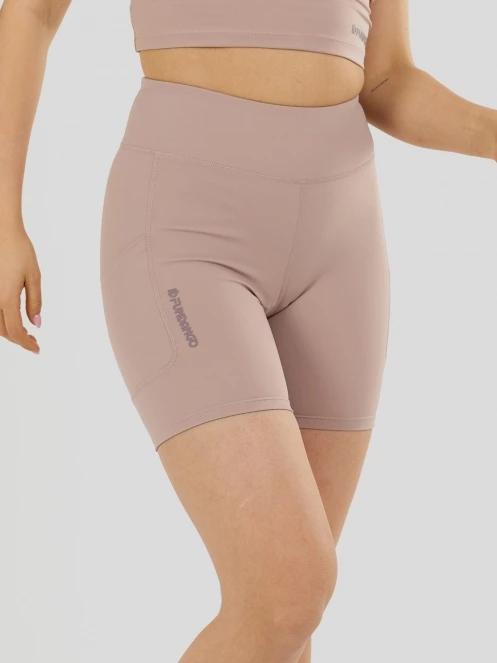 Fundango Nash Short Leggings damski spodnie na rower różowy 4