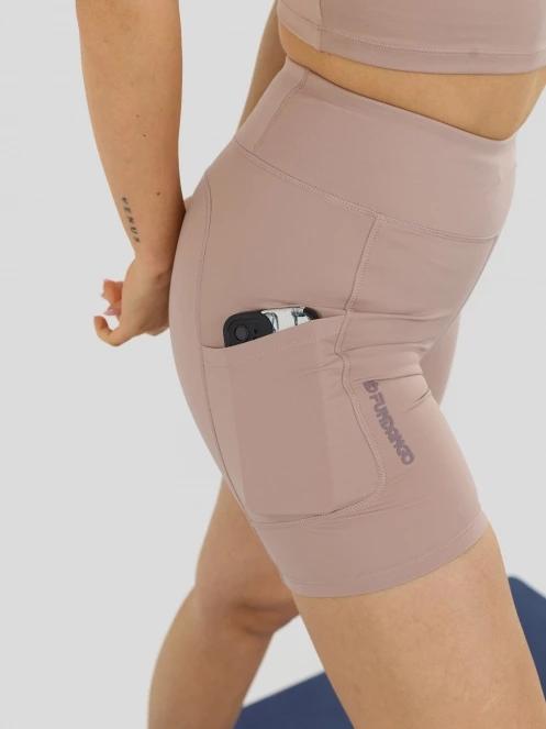 Fundango Nash Short Leggings damski spodnie na rower różowy 6