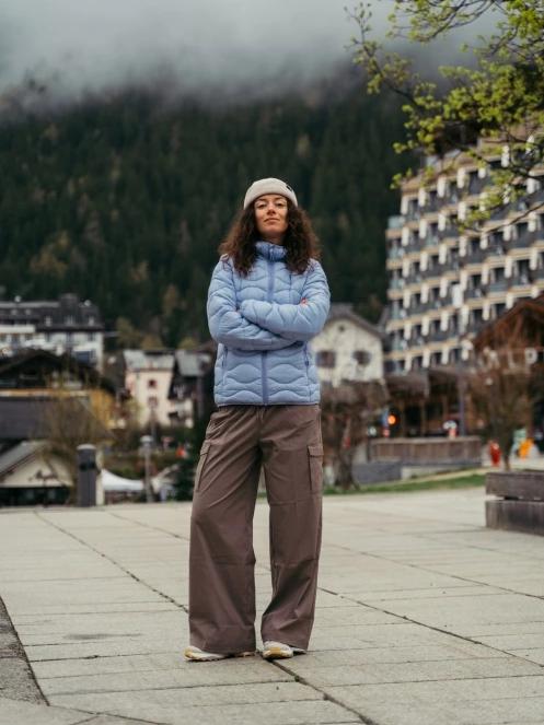 Fundango Nova Cargo Pants damski spodnie treningowe brąz 4
