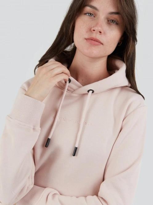 Fundango Mirage Hooded Sweatshirt damski sweter z kapturem różowy 5