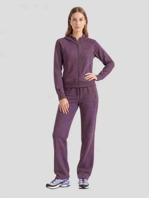 Fundango Coreline Full-Zip Sweater damski sweter z kapturem fiolet 4