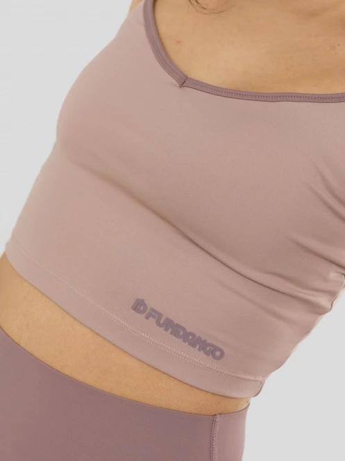 Fundango Aero Crop Top damski crop top różowy 7