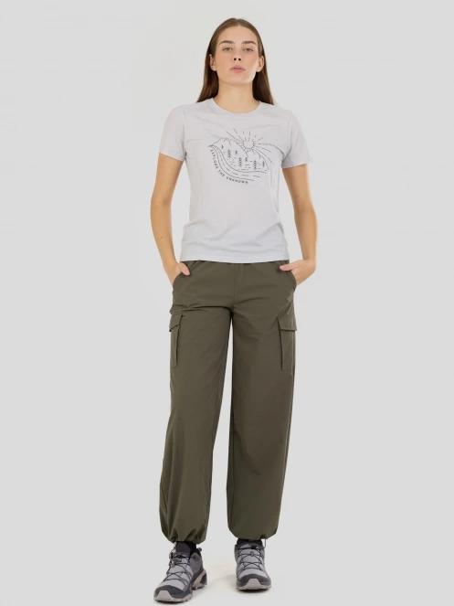 Fundango Reinga Merino T-shirt damski koszulka bieliźniana szary 4