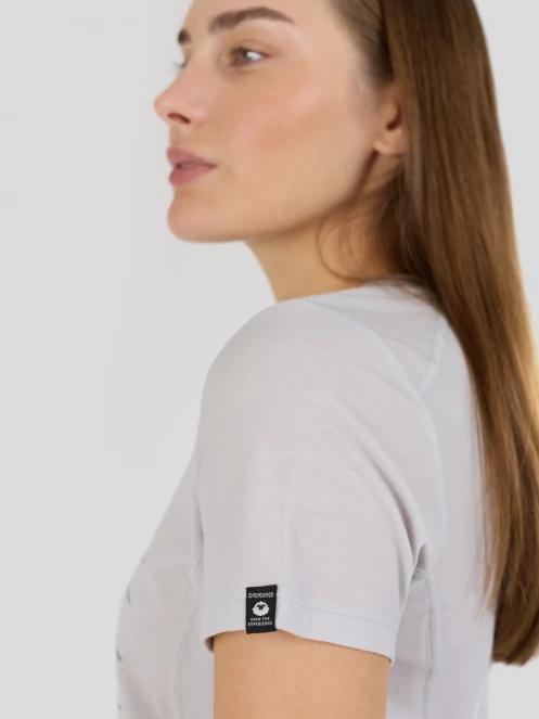Fundango Reinga Merino T-shirt damski koszulka bieliźniana szary 6