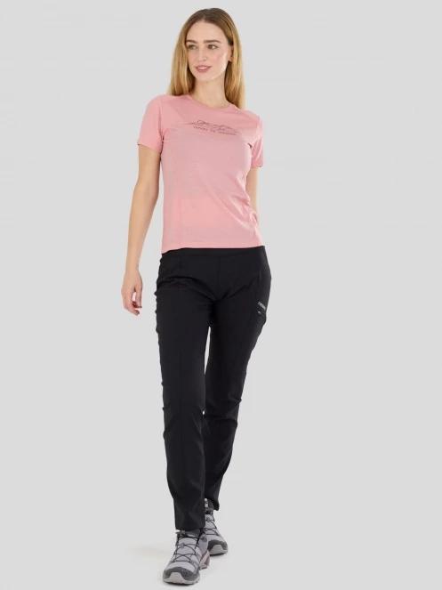 Fundango Reinga Merino T-shirt damski koszulka bieliźniana różowy 5
