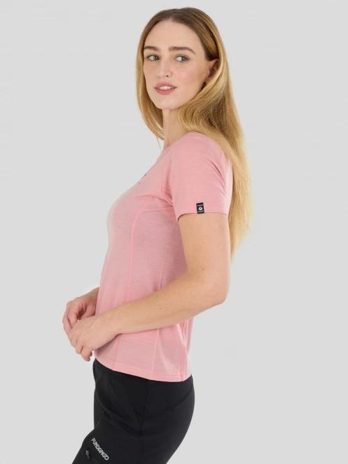 Fundango Reinga Merino T-shirt damski koszulka bieliźniana różowy 7