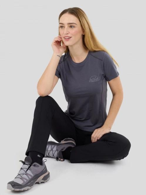 Fundango Reinga Merino T-shirt damski koszulka bieliźniana niebieski 4