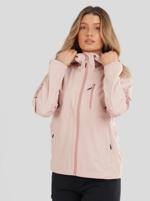 Fundango Piora Waterproof Jacket damski plaszcz przeciwdeszczowy różowy 2