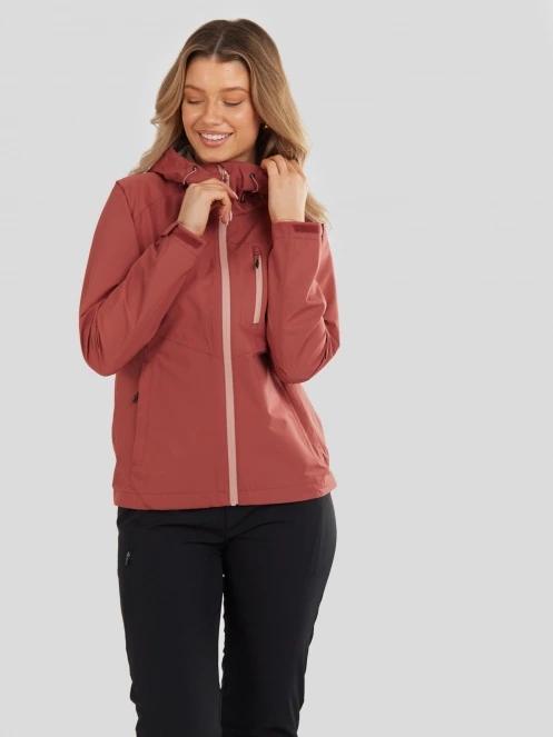 Fundango Piora Waterproof Jacket damski plaszcz przeciwdeszczowy czerwony 2