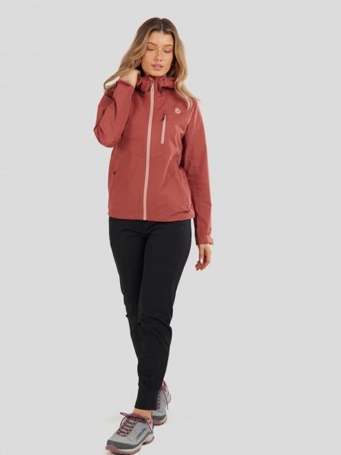 Fundango Piora Waterproof Jacket damski plaszcz przeciwdeszczowy czerwony 4