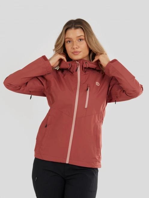 Fundango Piora Waterproof Jacket damski plaszcz przeciwdeszczowy czerwony 5