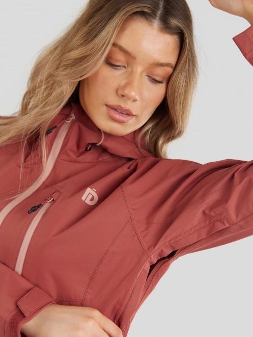 Fundango Piora Waterproof Jacket damski plaszcz przeciwdeszczowy czerwony 6
